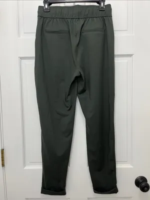RachelZoe Dark Green Drawstring Pull On Waist Joggers - Size 6 thumbnail 6