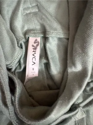 RVCA Sage Green Slip Wrap Mini Dress thumbnail 2