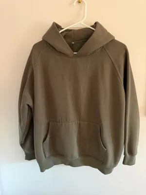 brown hoodie Size L thumbnail 1