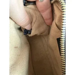 Gucci Crossbody Bag Womens Small Black Leather GG Marmont Camera Made In Italy thumbnail 12