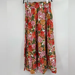 Zingara Swimwear Floral Vibrant Beach Pink Flowing Y2K Bohemian Size Small 26 thumbnail 8