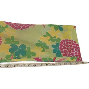 Lilly Pulitzer Capri Pants Beachy Tropical Pineapple Beach Resort Preppy sz‎ 8 thumbnail 4