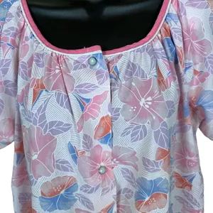 Vintage Regal Rose Floral Print Button Down Midi Dress ￼Size Medium thumbnail 4