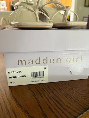 Madden Girl Cream Heels thumbnail 3