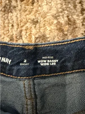Short old navy baggy wide jeans thumbnail 2