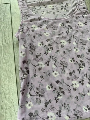 Free People Y2K Coquette Twosie for One Mesh Lilac Ditsy Floral Combo Tank small thumbnail 3