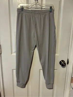 Vuori women Casual Drawstring Jogger Pants - Gray stripe size small thumbnail 2