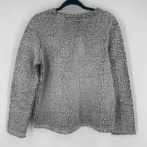 Disney The Nightmare Before Christmas Jack Skellington Sherpa Fleece Sweater M‎ thumbnail 6