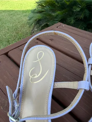 Sam Edelman Doran Misty Lilac Croc Stiletto Sandals Size 8 MSRP $130 thumbnail 6