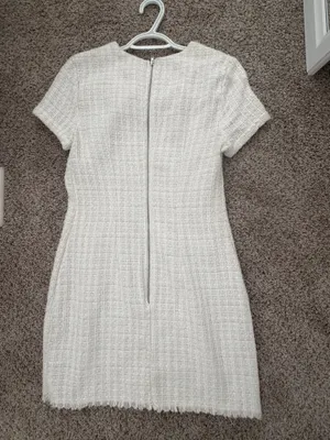 White Tweed Dress thumbnail 2