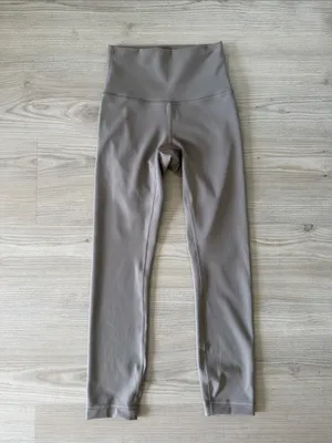 Lululemon Wunder Train High-Rise Leggings – Neutral Taupe Grey thumbnail 3