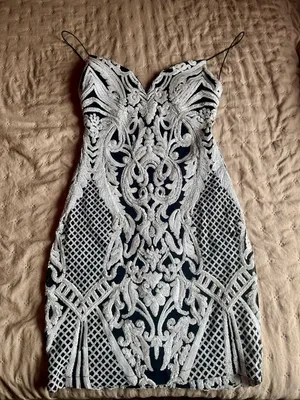 Black And White Bodycon Dress thumbnail 1