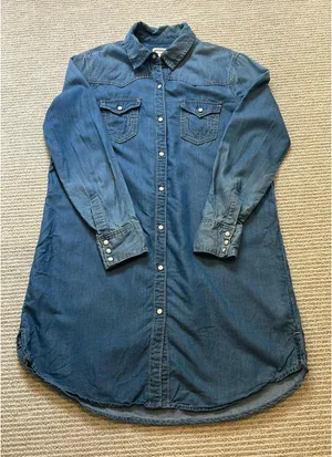 True Religion Denim Shirtdress S thumbnail 1