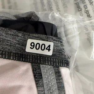 Lululemon Energy Bra Size 6 Heathered Black Pink Space Dye Criss Cross Back‎ thumbnail 5