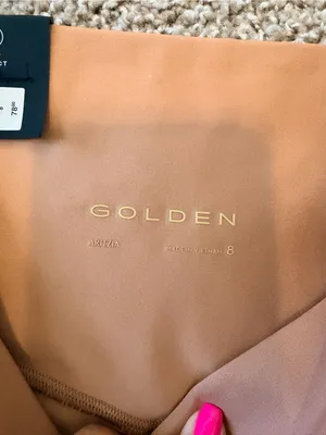 Aritzia Golden Cheeky Infinite Hi-Rise 26" Legging Chocolate Mousse size 8 NWT thumbnail 9