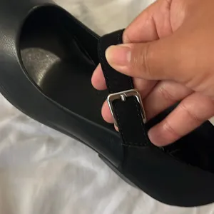 Flex step black faux leather and suede pump Mary Jane's women's 8.5 thumbnail 5