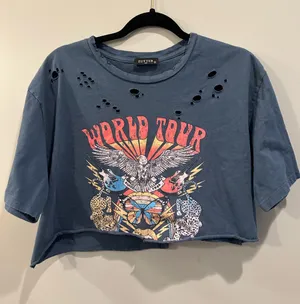 Zutter Distressed World Tour Band Graphic Tee thumbnail 2