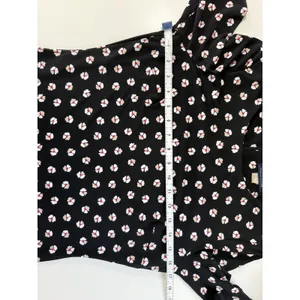 Tommy Hilfiger Black Floral Bell Sleeve Shift Dress Size 2 EUC‎ Career Chic thumbnail 8