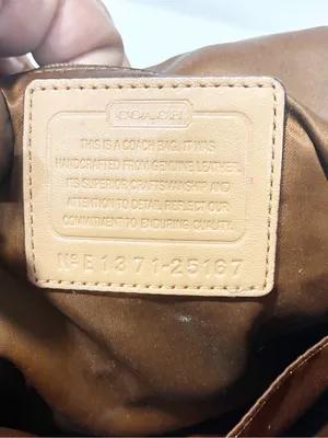 COACH Madison Sadie Flap Satchel Tan Leather Gold Hardware Crossbody thumbnail 4