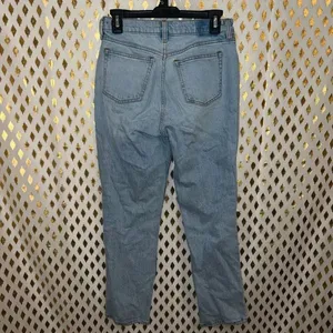 Abercrombie and Fitch jeans 90s straight mid rise curve love size 25 short thumbnail 2