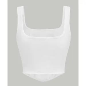 SHEIN MOD Solid Scoop Neck Tank Top in White, Size M​​​​​​​ thumbnail 2