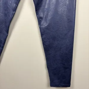 OFFLINE by Aerie Crossover Leggings Womens XL Navy Blue Crackle Yoga‎ Pilates thumbnail 6