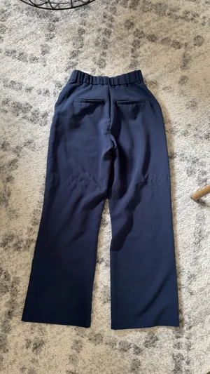 Abercrombie Curve Love A&F Sloane Tailored Wide Leg Pant thumbnail 3