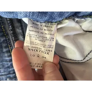 Wrangler Rock 47 Women's Blue Jeans Ultra Low Rise Sz‎ 30x34 Rodeo Cowgirl Denim thumbnail 7