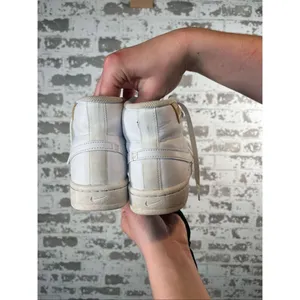 Nike | women white leather high top shoes thumbnail 9