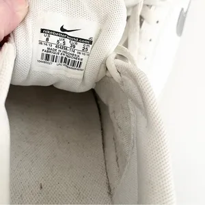 Nike White 454256 ‘Court Majestic’ Silver Sneakers, Size 8 thumbnail 7