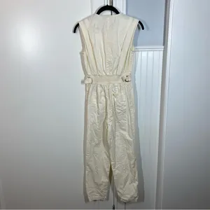 Thakoon Collective Asymmetric Jumpsuit Cream Womens Size 0 Designer contemporary thumbnail 5