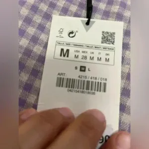 ZARA Gingham Check Side Ruched dress mini super cute NWT Sleeveless size med thumbnail 10