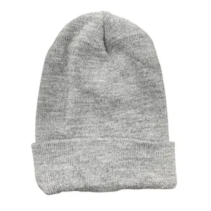 Carhartt Women's Gray Rib Knit Cuffed Snow Winter Bonnet Beanie Hat One Size thumbnail 2