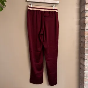LITTLE MOON‎ | ARITZIA Satin Sweatpants Red thumbnail 2