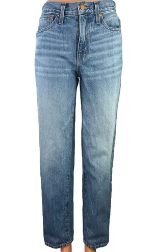 Madewell The Slouchy Boy Jean Blue Denim Straight Leg Medium Wash Jeans Size 23 thumbnail 1