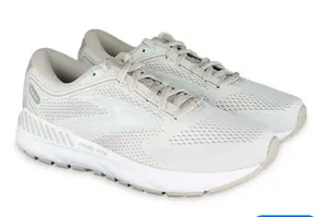BROOKS ARIEL GTS 23 CHATEAU GREY/WHITE SAND RUNNING Beige/White Sneaker Sz8.5 thumbnail 1