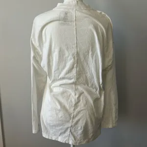 We the Free Free People White Cotton T-Shirt Longsleeve Lightweight Size Small thumbnail 3