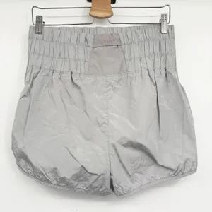 Free People FP Movement Womens Silver The Way Home High Rise Sporty Run Shorts L thumbnail 9