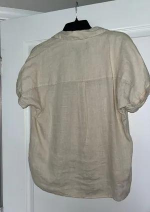 Tahari Linen Button Down thumbnail 4