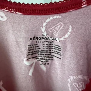 Aeropostale Dainty Bows Preppy Bella Swan Fairy Sleepwear Tank Top S Red thumbnail 4