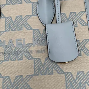 Michael Kors Vista Blue Mirella Tote Purse Small Shopper Top Zip Crossbody thumbnail 5