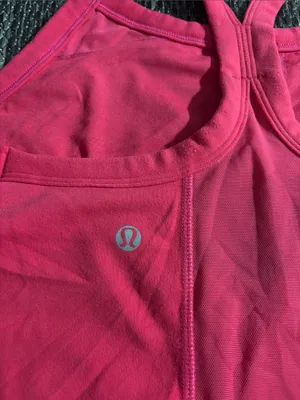 Lululemon Racerback Tank Top Pink Size 8 thumbnail 5
