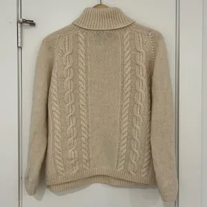 J.Crew 100% Wool Cable Knit Sweater thumbnail 6