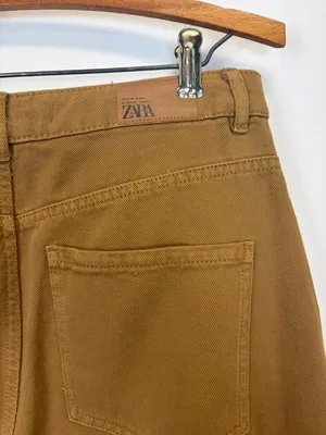 Zara Slouchy Paper Bag Balloon Fit Pants thumbnail 6