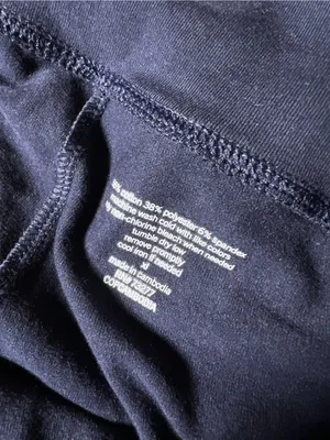 NWT Sonoma Navy Blue Bootcut Legging Yoga Pants XL High Rise thumbnail 7