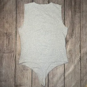 Abercrombie & Fitch‎ Soft A & F Collection Gray Bodysuit Tank Womens XXL Casual thumbnail 5