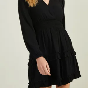 Altar'd State Lexley Ruffle Dress Black Size Small‎ thumbnail 8