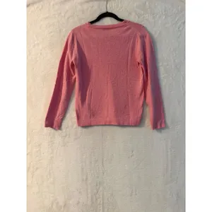 J.Crew Teddie Sweater Womens Medium Pink Cotton Wool Blend Crewneck F5199 FA21‎ thumbnail 7
