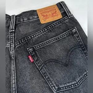 Levi's ® 501® Original Fit HR Denim Shorts - Faded Black - 26W thumbnail 6