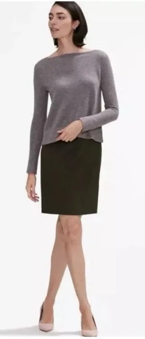MM.LAFLEUR Noho Skirt‎ Lined Size 10 Black RPFEV-19-154 thumbnail 1